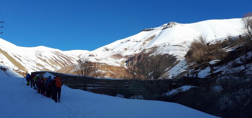 صعود قله گاوبینی(زمستانه