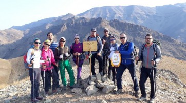 گزارش خط الراس چین کلاغ به قله پلنگچال