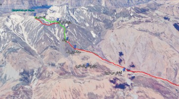 گزارش صعود قله سنبران از بیدستانه