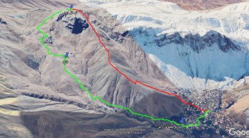 گزارش صعود قله گل اندام