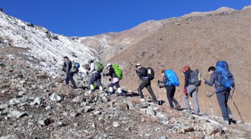 گزارش صعود قله ساکا