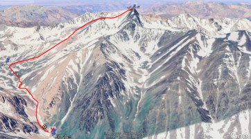 گزارش صعود قله علم کوه